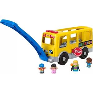 imageFisherPrice Little People Toddler Learning Toy Big Yellow Bus Musical PullAlong Vehicle for Pretend Play Kids Ages 1 YearsBig School Bus