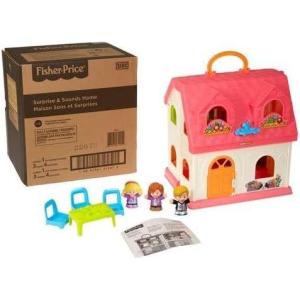 imageFisherPrice Little People Toddler Toy Surprise ampamp Sounds Home Musical Playhouse with Figures ampamp Accessories for Pretend Play Kids Ages 1 Years Amazon ExclusiveSIOCFFP