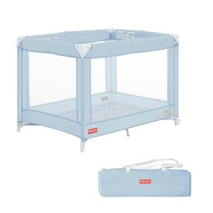 imageFisherPrice Play All Day Baby Playard in Moon Mist No Tool Assembly Easy OneHand Fold Playard Breathable Mesh Sides Carry Bag IncludedMoonmist