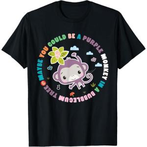 imageFisherPrice Purple Monkey  Hanging Purple Monkey TShirtBlack