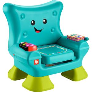 imageFisherPrice Toddler Learning Toy Laugh ampamp Learn Smart Stages Chair with Music Lights ampamp Activities for Infants Ages 1 Years Teal