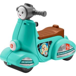 imageFisherPrice Toddler RideOn Toy Laugh ampamp Learn Smart Stages Cruise Along Scooter with Lights Music ampamp Learning for Infants Ages 1 YearsMulticolor