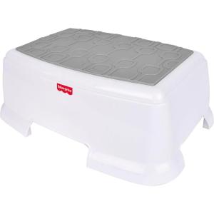 imageFisherPrice Toddler Step Stool  NonSlip Textured Top Wide Stable Base Lightweight Potty Training Boost for Kids Bathroom ampamp Sink Stool for Toddlers