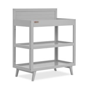 imageFisherPrice by Dream On Me Sanibel Changing Table in Pebble Grey with a 37 Thick Changing pad and Two Sturdy Shelves