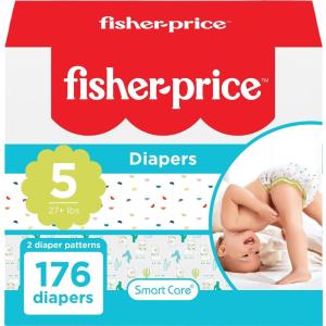 imageSmart Care FisherPrice Diapers Size 5 176 Count176 Count