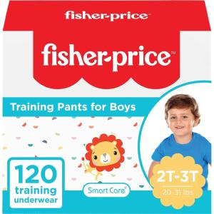 imageSmart Care FisherPrice Training Pants 2T3T Boy 120 Count