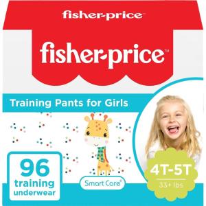 imageSmart Care FisherPrice Training Pants 4T5T Girl 96 Count