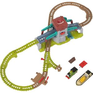 imageThomas ampamp Friends Motorized Toy Train Set Talking Cranky Delivery with Track Sounds ampamp Phrases for Pretend Play Preschool Kids Ages 3 YearsTalking Thomas  Bulstrode Set