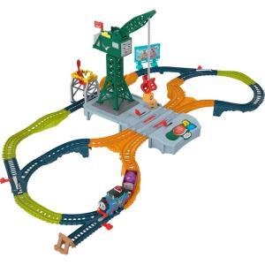 imageThomas ampamp Friends Motorized Toy Train Set Talking Cranky Delivery with Track Sounds ampamp Phrases for Pretend Play Preschool Kids Ages 3 YearsTalking Thomas  Cranky Set