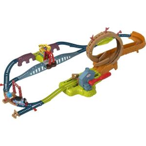 imageThomas ampamp Friends Motorized Toy Train Set Talking Cranky Delivery with Track Sounds ampamp Phrases for Pretend Play Preschool Kids Ages 3 YearsThomas Launch  Loop Set