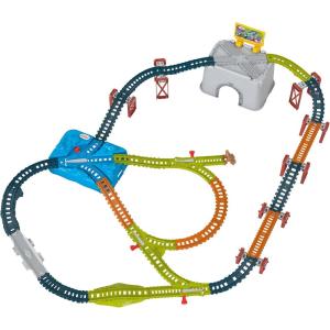 imageThomas ampamp Friends Toy Train Tracks Set Connect ampamp Build Bucket 34Piece Expansion Pack for Diecast ampamp Motorized Trains Kids Ages 3 YearsTrack Bucket