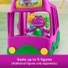 imageBarney World Preschool Toy Adventure Bus PushAlong Vehicle Figure for Pretend Play Kids Ages 3 Years