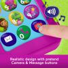 imageBarney World Toddler Toy Hey Phone with Music Lights ampamp Phrases for Preschool Kids Ages 2 Years Multilanguage Version