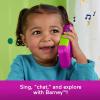 imageBarney World Toddler Toy Hey Phone with Music Lights ampamp Phrases for Preschool Kids Ages 2 Years Multilanguage Version