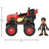imageFisherPrice Blaze and the Monster Machines Toy Truck ampamp Figure Set Ninja Blaze ampamp AJ Preschool Racing Play Ages 3 YearsToy Truck  Figure Set