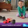 imageFisherPrice DC Batwheels 155 Scale Toy Race Car Redbird Launching Vehicle with Crash Accessories for Ages 3 YearsRedbird