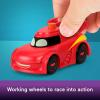 imageFisherPrice DC Batwheels LightUp 155 Scale Toy Cars 2Pack Redbird and Batwing Preschool Pretend Play Ages 3 YearsRedbird