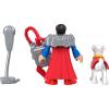 imageFisherPrice Imaginext DC Super Friends Metal Force Action Figures ampamp Accessory Set with 3inch Superman Krypto Super Dog ampamp Grabbing Tool
