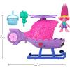 imageFisherPrice Imaginext DreamWorks Trolls Toys Branchs Buggy PushAlong Car ampamp Figure Playset for Pretend Play Kids Ages 3 YearsPoppys Copter