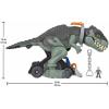 imageFisherPrice Imaginext Jurassic World Dinosaur Toy Mega Stomp ampamp Rumble Giga with Lights ampamp Sounds for Pretend Play Preschool Kids Ages 3 Years