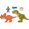 imageFisherPrice Imaginext Jurassic World Rebirth Playset T tex Toy Gift Pack with 3inch Human Action Figure 2 Dinosaurs ampamp Accessories Amazon Exclusive