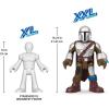 imageFisherPrice Imaginext Star Wars Toy Stormtrooper XXL Figure 16 Inch Tall Poseable Character with Launcher for Kids Ages 3 YearsMandalorian XXL