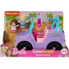 imageFisherPrice Little People Barbie Toddler Toy Car Beach Cruiser with Music Sounds and 2 Figures for Pretend Play Kids Ages 18 Months