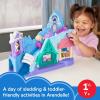 imageFisherPrice Little People Toddler Toy Disney Frozen Arendelle Sledding Adventures Playset with Figures for Pretend Play Ages 18 Months