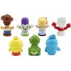 imageFisherPrice Little People Toddler Toy Disney Toy Story 7 Friends Figure Set with Woody ampamp Buzz Lightyear for Pretend Play Ages 18 Months