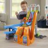 imageFisherPrice Little People Toddler Toy Hot Wheels Racing Loops Tower Race Track with Stunt Ramp ampamp Sounds for Pretend Play Ages 18 Months Amazon ExclusiveStandard Packaging