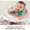 imageFisherPrice Portable Baby Chair Premium SitMeUp Floor Seat with Snack Tray Toy Bar ampamp Plush Washable Seat Pad PeekaBoo Fox1 Count Pack of 1