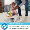 imageFisherPrice Portable Baby Chair Premium SitMeUp Floor Seat with Snack Tray Toy Bar ampamp Plush Washable Seat Pad PeekaBoo Fox1 Count Pack of 1