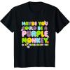 imageFisherPrice Purple Monkey  Maybe You Could Be TShirtBlack