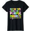 imageFisherPrice Purple Monkey  Maybe You Could Be TShirtBlack