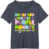 imageFisherPrice Purple Monkey  Maybe You Could Be TShirtHeather Blue
