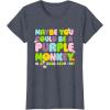 imageFisherPrice Purple Monkey  Maybe You Could Be TShirtHeather Blue