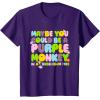 imageFisherPrice Purple Monkey  Maybe You Could Be TShirtPurple