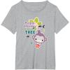 imageFisherPrice Purple Monkey Bubblegum Tree TShirtHeather Grey