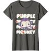 imageFisherPrice Purple Monkey TShirtAsphalt Grey