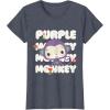 imageFisherPrice Purple Monkey TShirtHeather Blue
