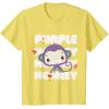 imageFisherPrice Purple Monkey TShirtLemon Yellow