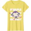 imageFisherPrice Purple Monkey TShirtLemon Yellow