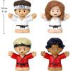 imageLittle People Collector Cobra Kai Special Edition Figure Set for Adults ampamp Fans in a Display Gift Box 4 Figures