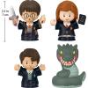 imageLittle People Collector Harry Potter and The Sorcerers Stone Movie Special Edition Set for Adults ampamp Fans 4 Figures in Display PackageChamber of Secrets