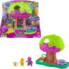 imageBarney World Preschool Toy Lights ampamp Sounds Treehouse Playset with Figures for Pretend Play Kids Ages 3 Years