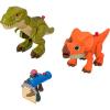 imageFisherPrice Imaginext Jurassic World Rebirth Playset T tex Toy Gift Pack with 3inch Human Action Figure 2 Dinosaurs ampamp Accessories Amazon Exclusive