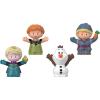 imageFisherPrice Little People Toddler Toys Disney Frozen Elsa ampamp Friends Figure Set with Anna Kristoff ampamp Olaf for Ages 18 MonthsFigure Pack