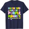 imageFisherPrice Purple Monkey  Maybe You Could Be TShirtNavy Blue