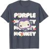 imageFisherPrice Purple Monkey TShirtHeather Blue