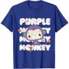 imageFisherPrice Purple Monkey TShirtRoyal Blue